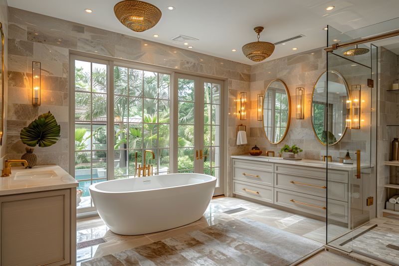 Elegant Bathtub Area